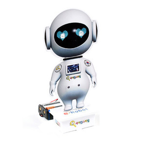 [E-BOT] LED 전자로봇 R-1 / 전도테이프 이용 전자키트-교육용 과학 로봇만들기 로봇키트-칭찬나라큰나라